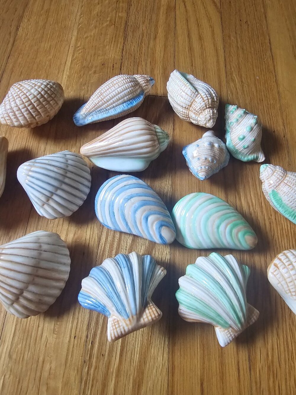 Coastal Ceramic Seashell Vase Filler